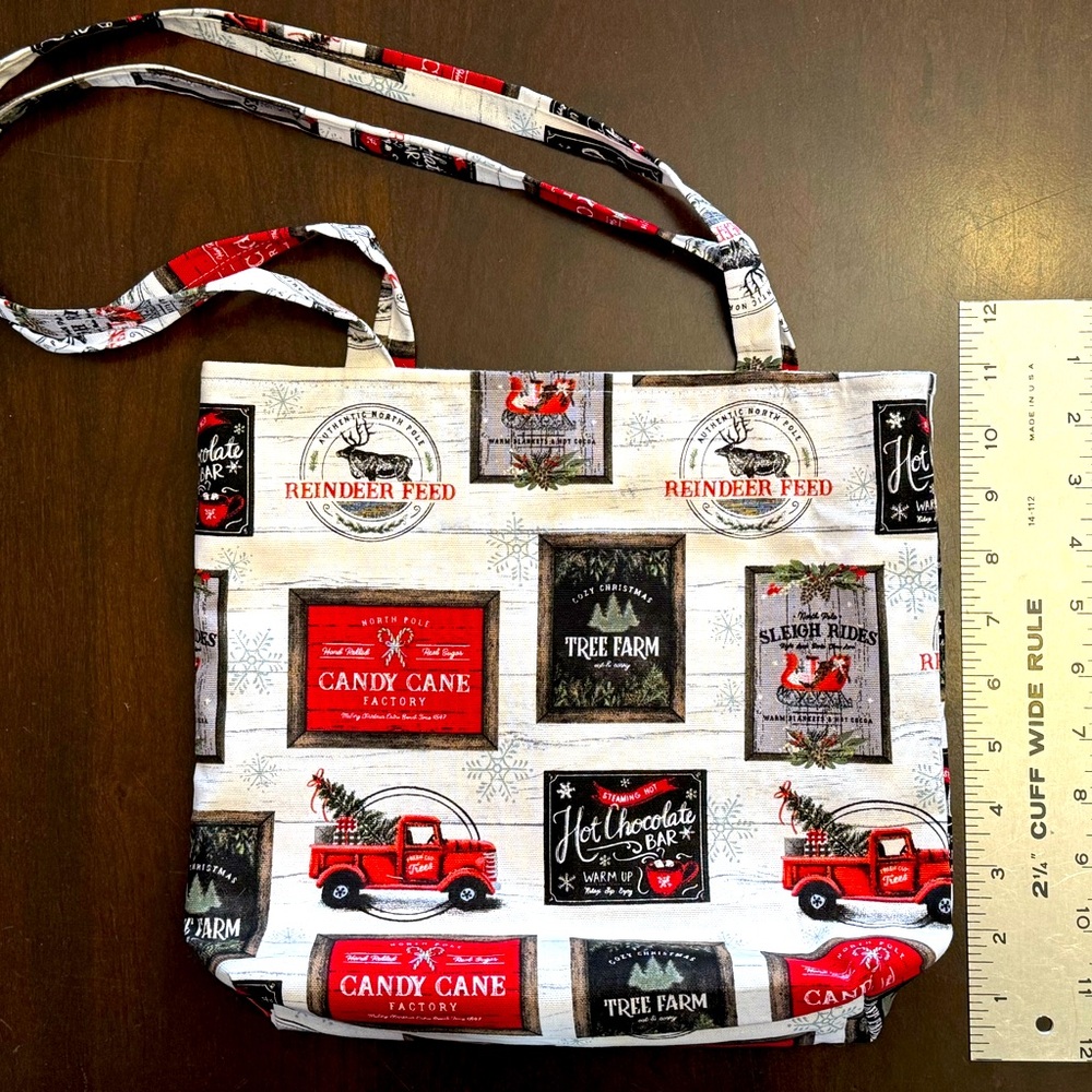Small cute Christmas tote